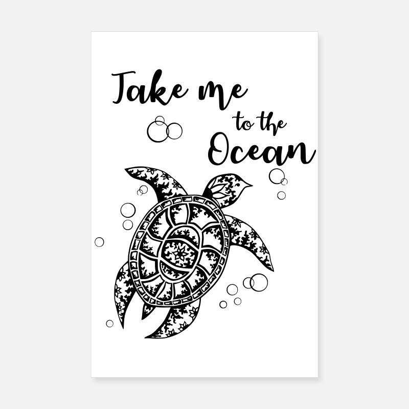 Take me to the Ocean Poster 20 x 30 cm