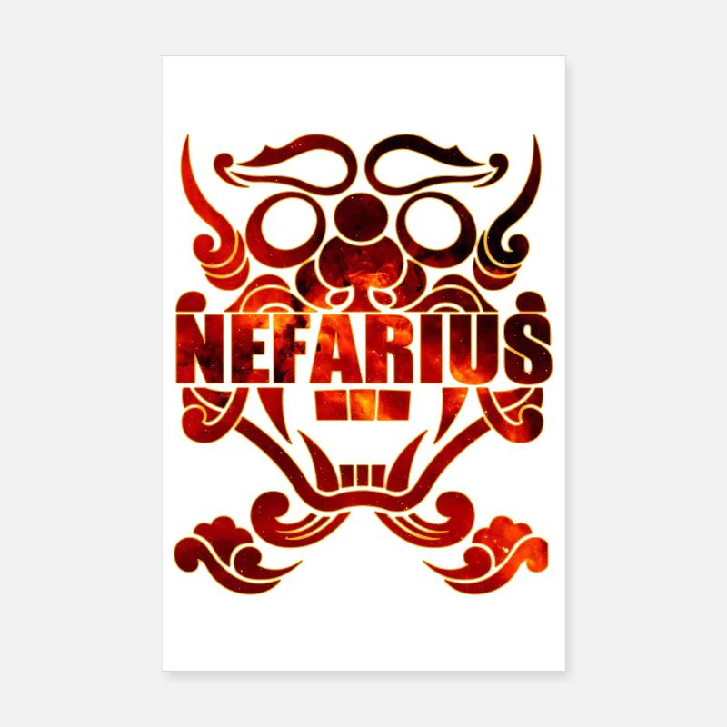 Nefarius Feuerzeichen Poster 20x30 cm