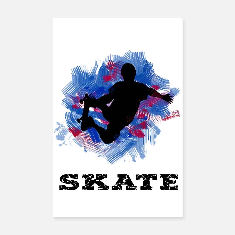 Skateboard Poster 20x30 cm