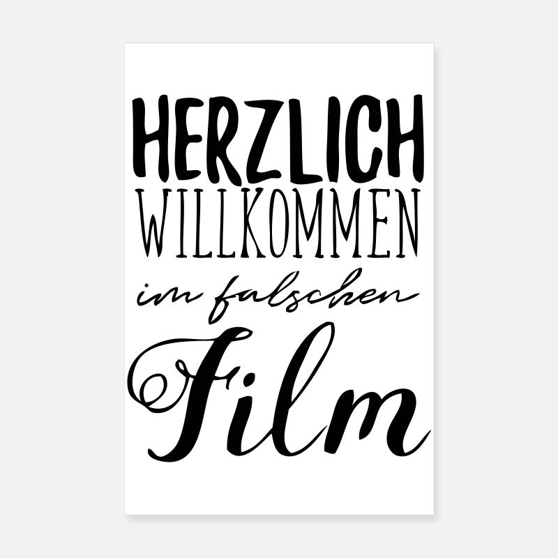 falscher Film Poster 20x30 cm