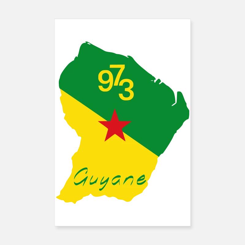 Guyane Poster 20 x 30 cm