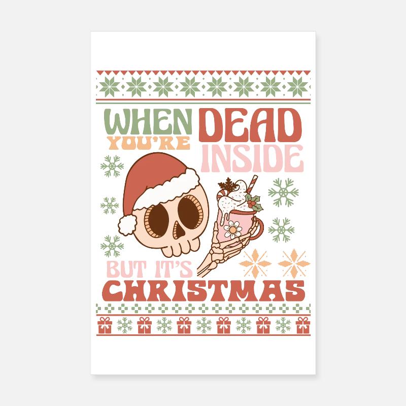 Pull de Noël moche Poster 20 x 30 cm