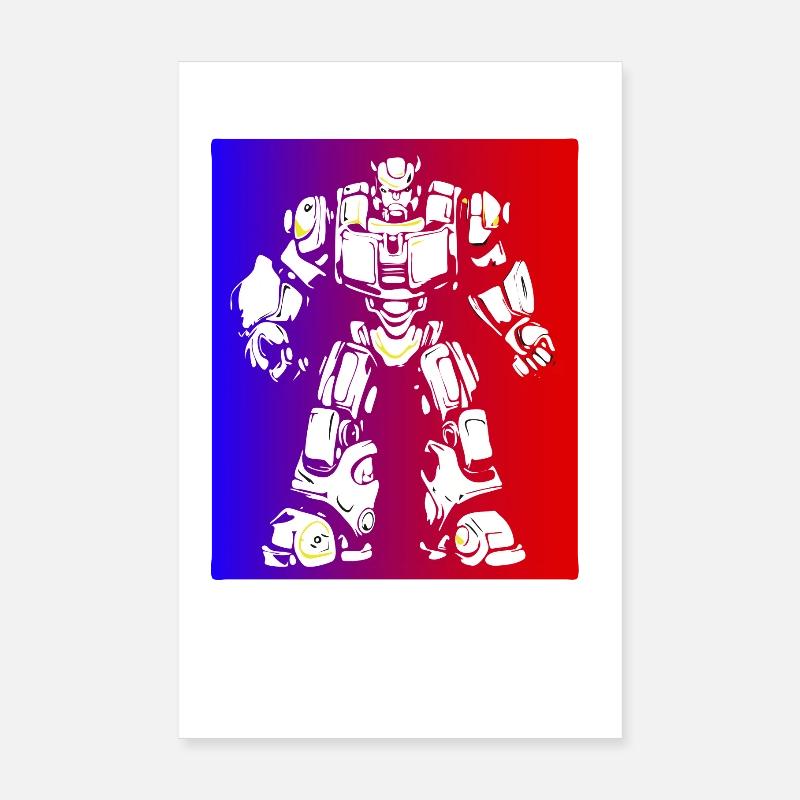 robot robi cyborg ai artificial intelligence ai s Poster 8" x 12" (20x30 cm)