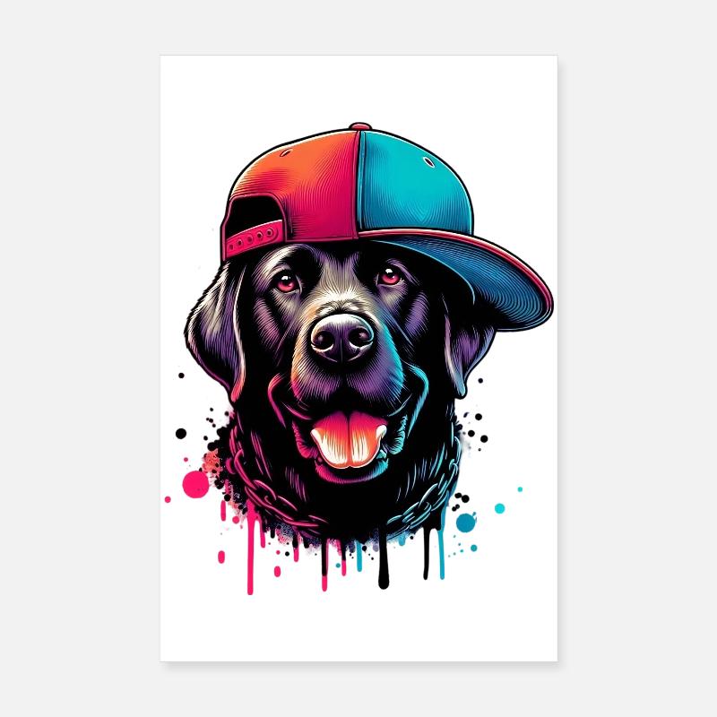 Chien Poster 20 x 30 cm