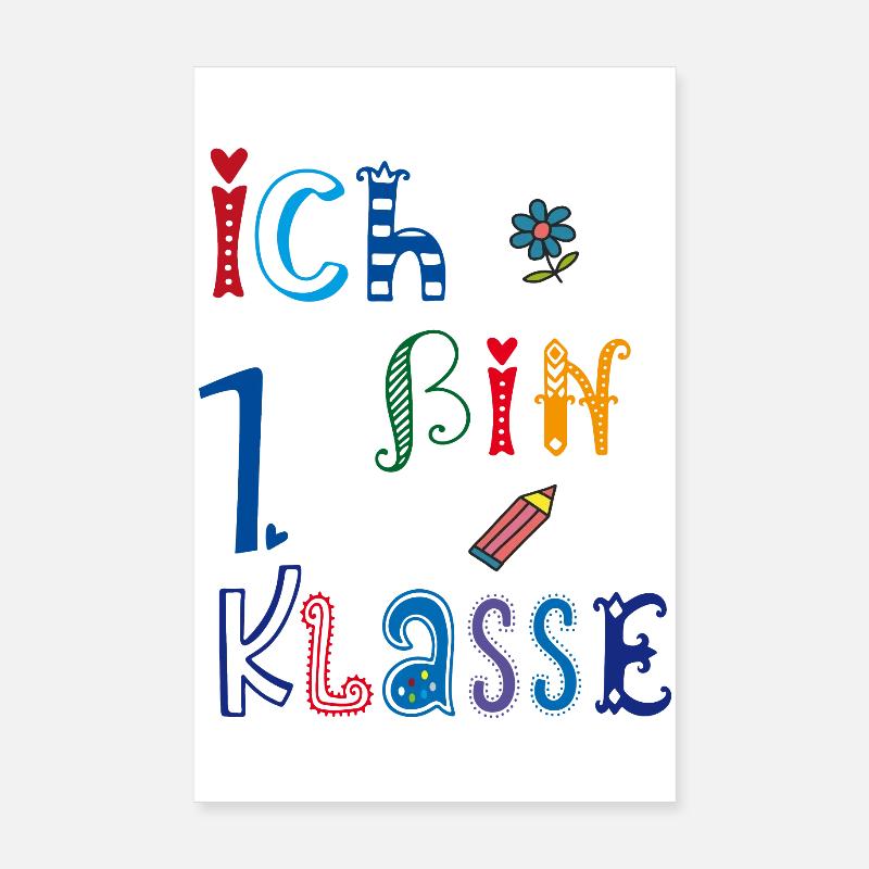 I'm First Class Poster 8" x 12" (20x30 cm)