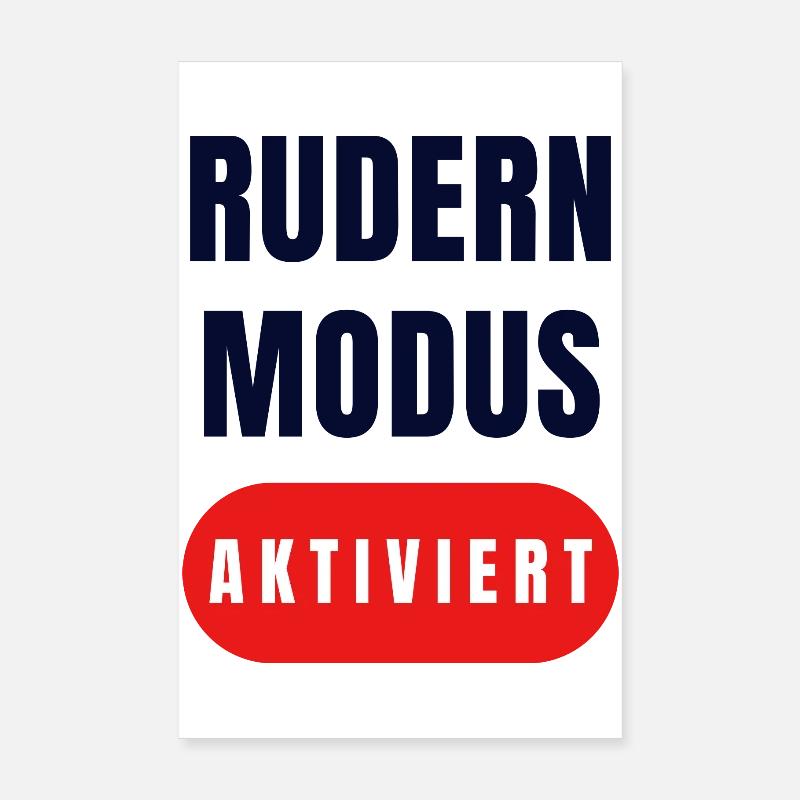 Rudder Mode Enabled Poster 8" x 12" (20x30 cm)