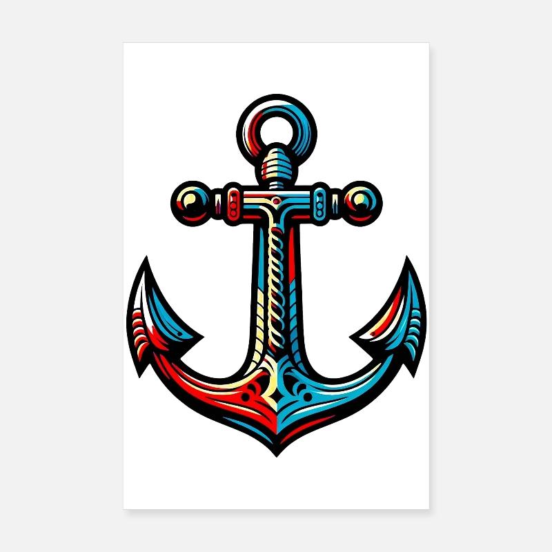 Une ancre Poster 20 x 30 cm