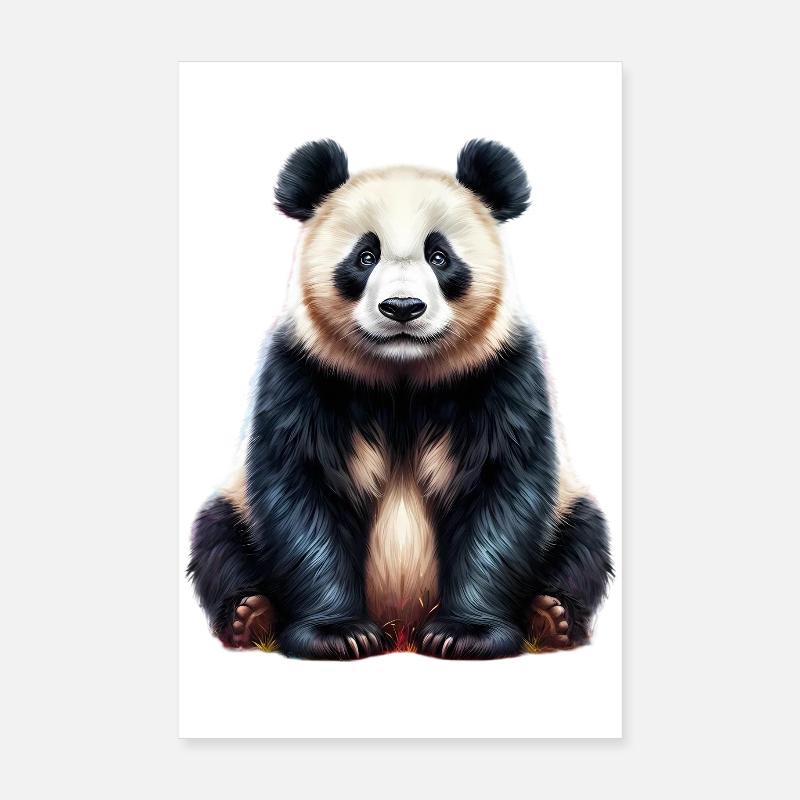 Panda Poster 20 x 30 cm