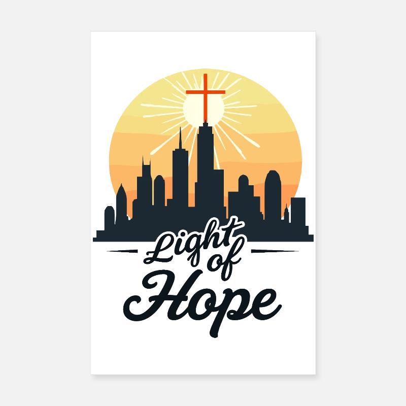 Licht der Hoffnung Poster 20x30 cm