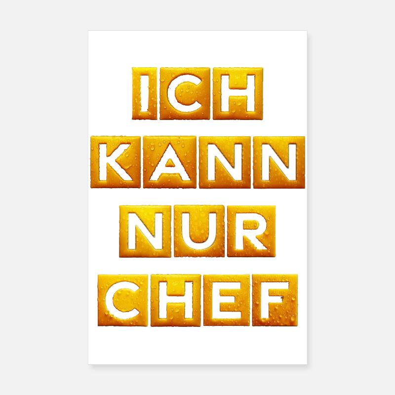 CHEF Poster 20x30 cm