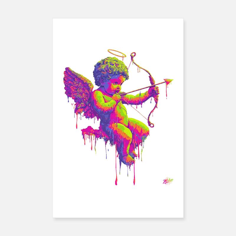 #NEon Cupidon Poster 20 x 30 cm