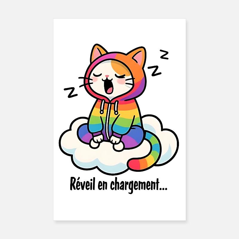 Wecker wird aufgeladen... Poster 20x30 cm