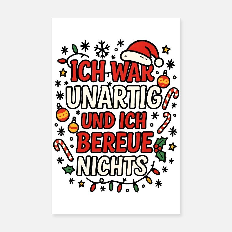 Weihnachten Poster 20x30 cm