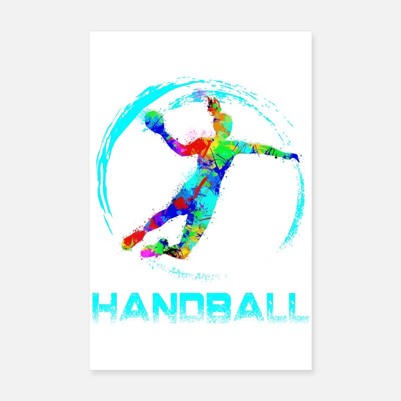 Handball Poster 20x30 cm