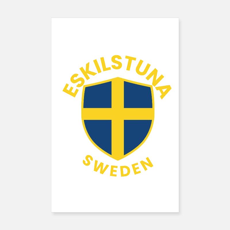 Eskilstuna Shield Sweden Poster 8" x 12" (20x30 cm)