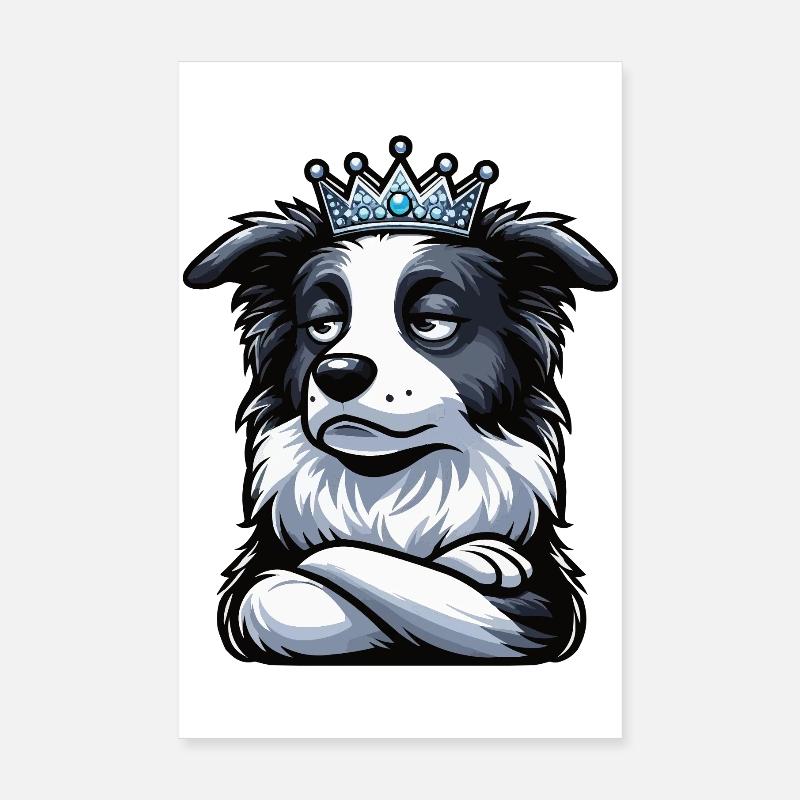 Border Collie Propriétaire Collie Amant de Collie Poster 20 x 30 cm