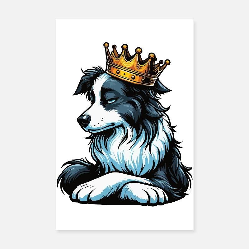 Border Collie Propriétaire Collie Amant de Collie Poster 20 x 30 cm