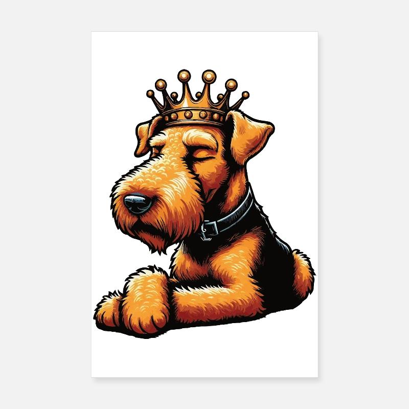 Airedale Terrier Airedales Airedale Lover Poster 20 x 30 cm