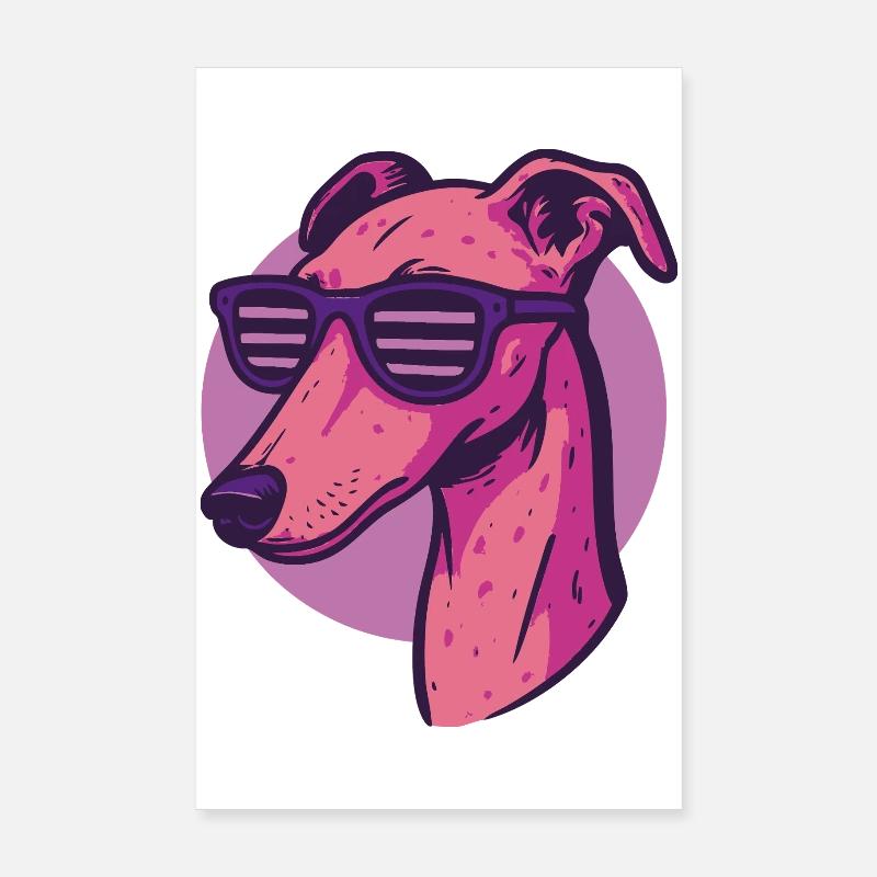 Greyhound, Galgo Poster 8" x 12" (20x30 cm)