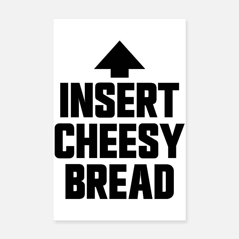 Pain au fromage (plat préféré) Poster 20 x 30 cm
