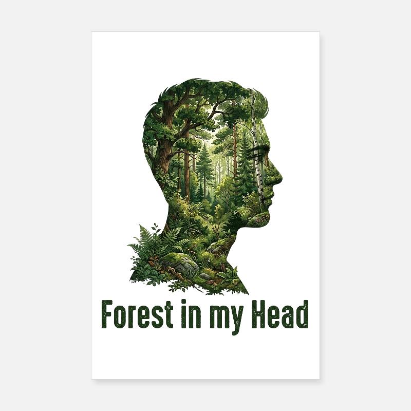 Forest Lover Poster 8" x 12" (20x30 cm)