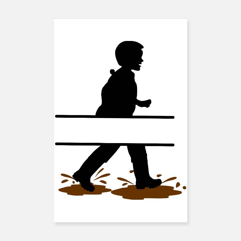 Wadloper Boy Custom – Schlammspaß Poster 20x30 cm
