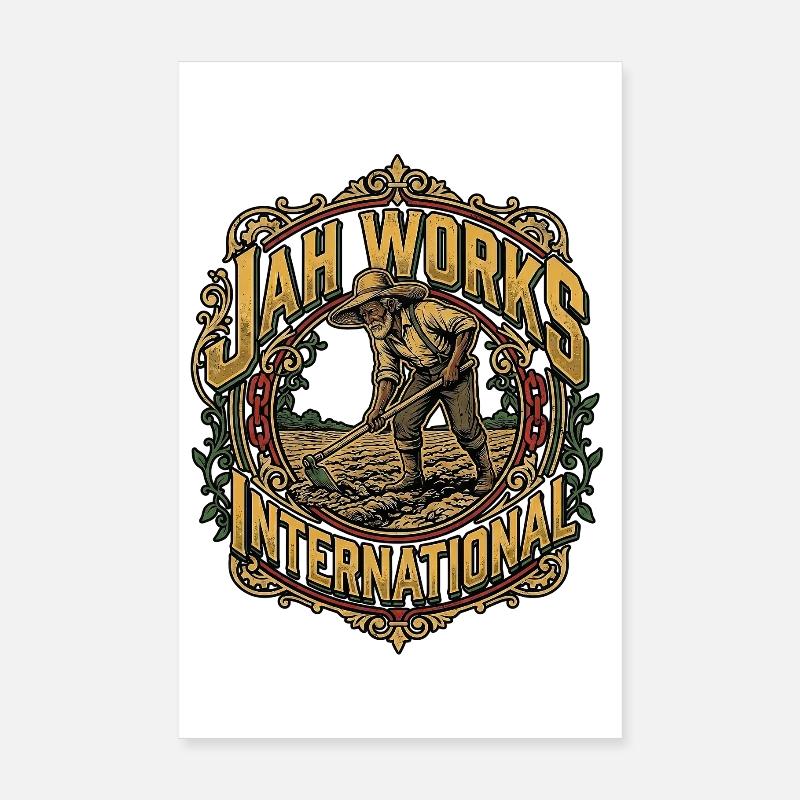 Jah Works Poster 20 x 30 cm
