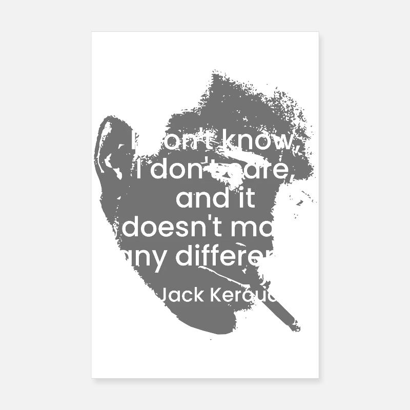 Jack Kerouac Zitat Poster 20x30 cm