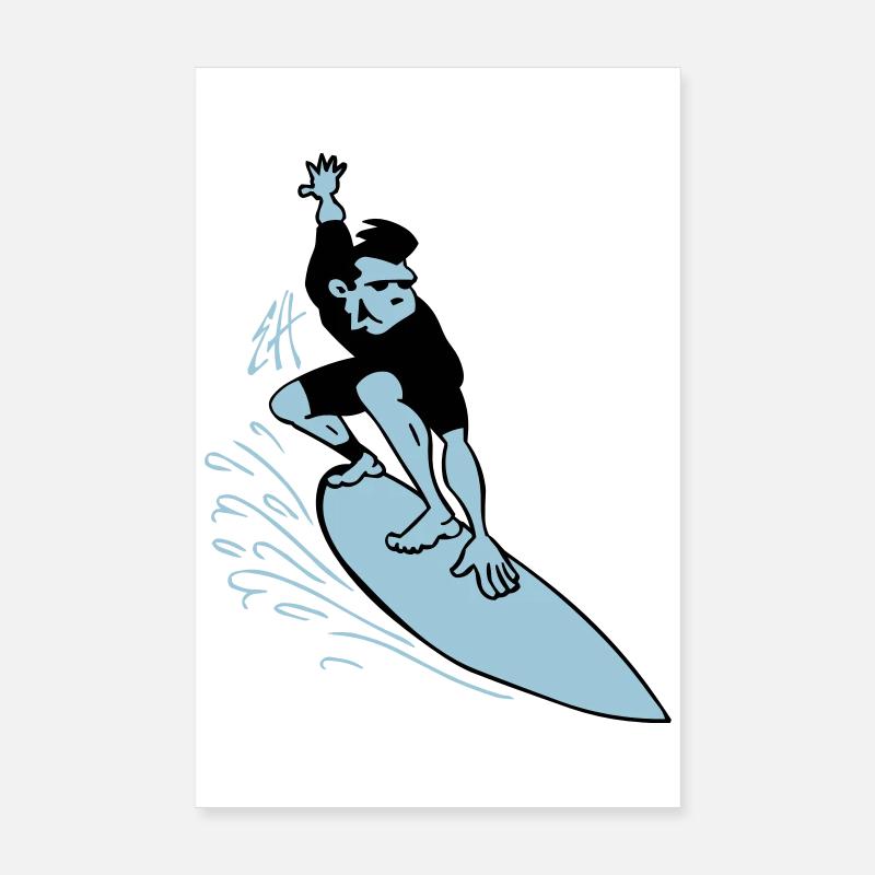 Surf Poster 20 x 30 cm