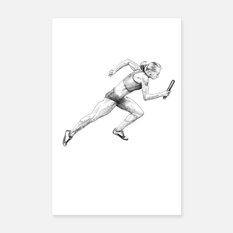Runner Poster 8" x 12" (20x30 cm)