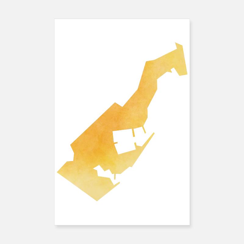 Monaco Poster 20 x 30 cm