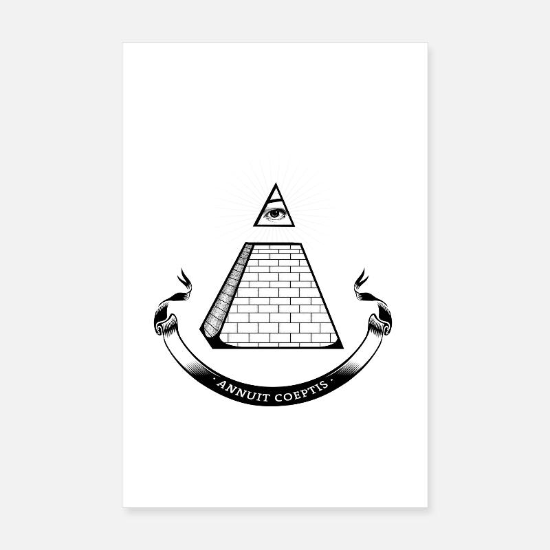illuminati pyramide illumination secrète ballot fraîche b Poster 20 x 30 cm