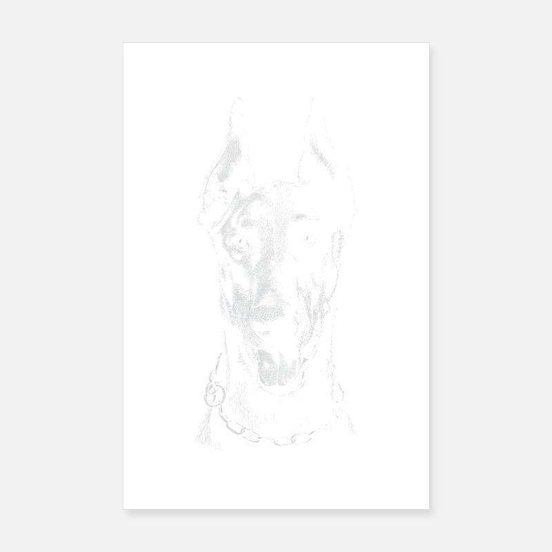 Dobermann Poster 20x30 cm