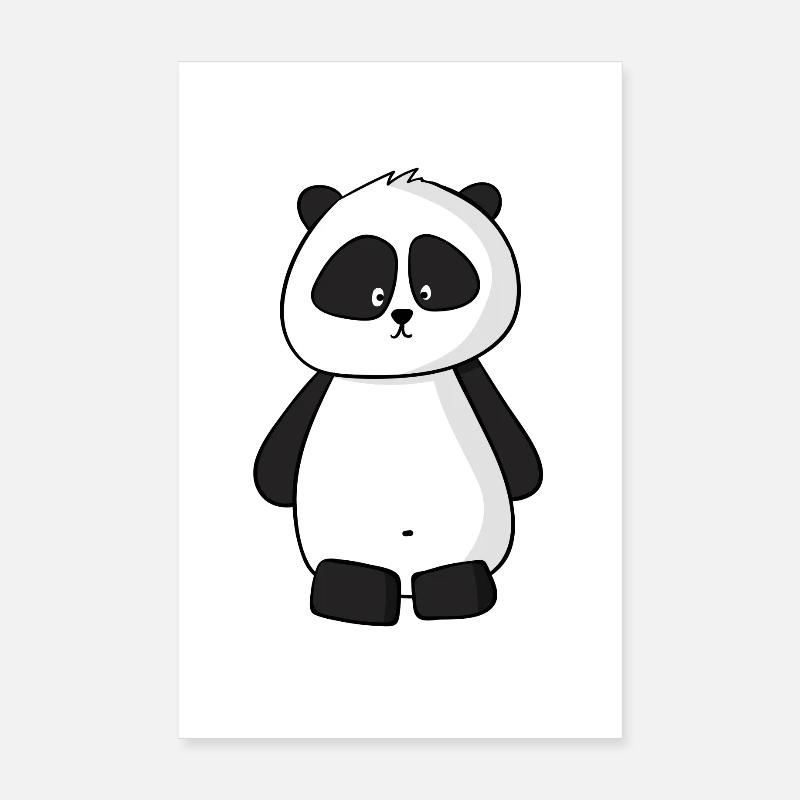 Panda Poster 20x30 cm