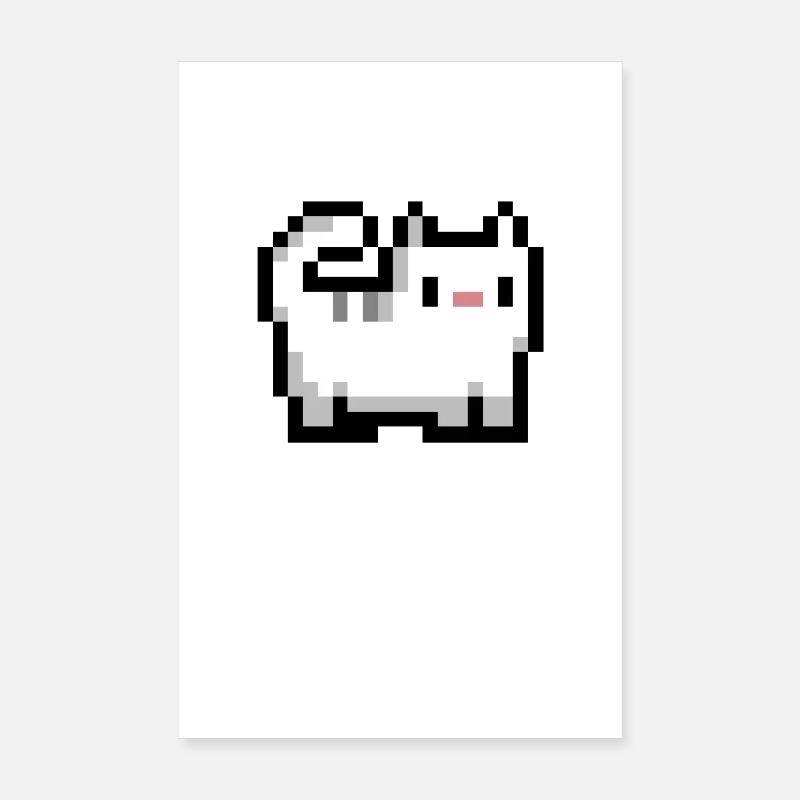 Retro Katze Poster 20x30 cm