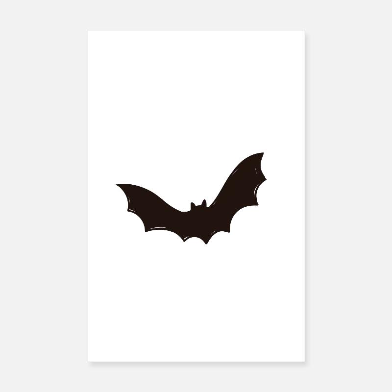 Fledermaus, Halloween, Robin, Grusel Poster 20x30 cm