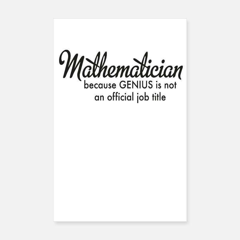 Mathematik Poster 20x30 cm