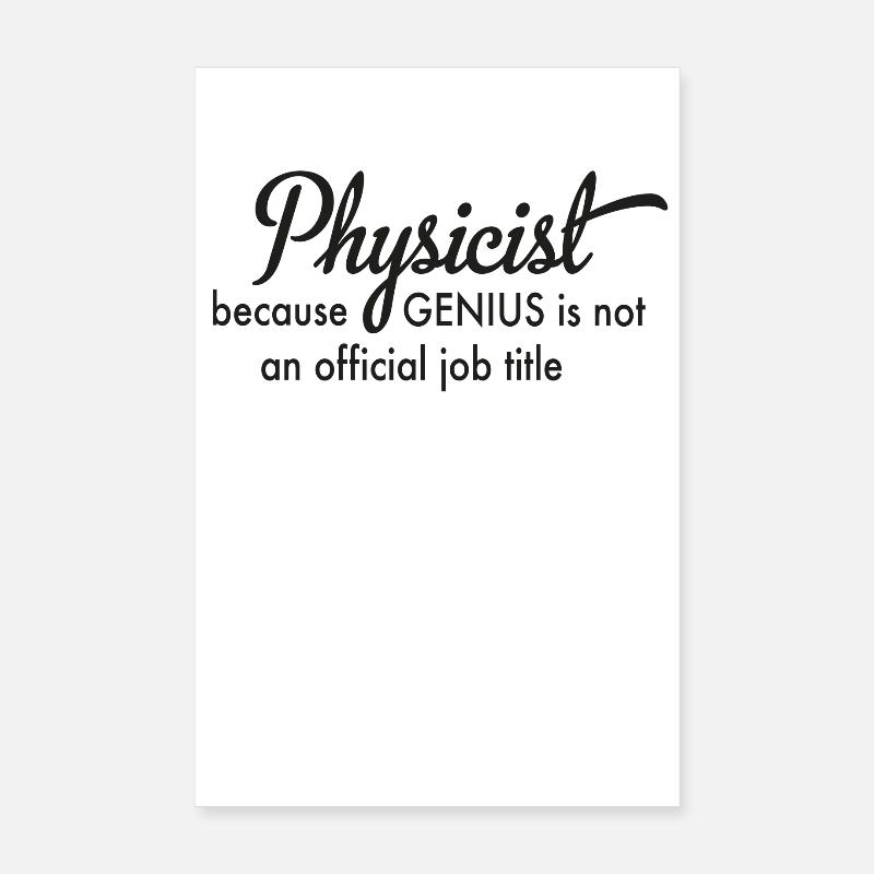 Physiker Poster 20x30 cm