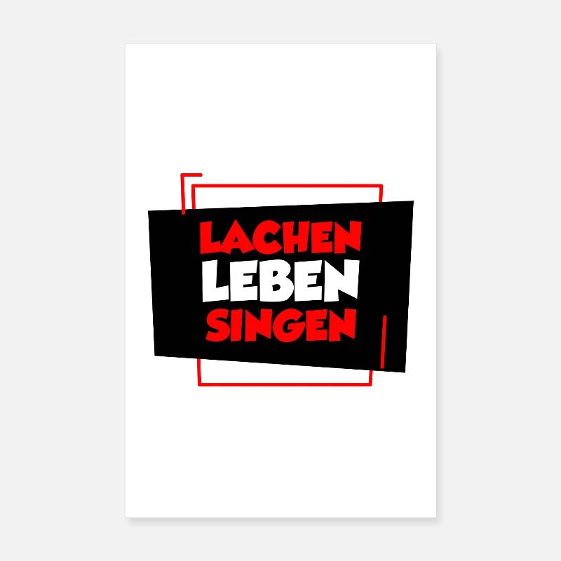 Singer singer sing singing gift Christmas Poster 8" x 12" (20x30 cm)