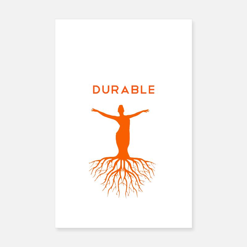 Chemise durable Tee Shirt durable durable Poster 20 x 30 cm