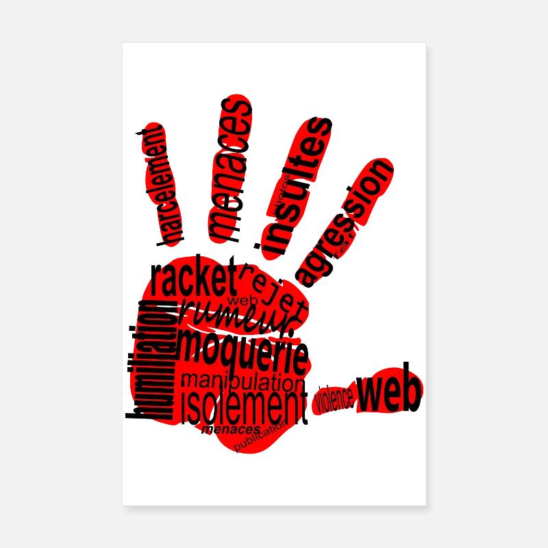 Harcelement Poster 20 x 30 cm