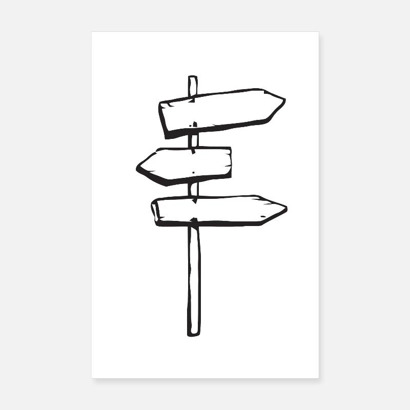 Time for other ways - Poster 8" x 12" (20x30 cm) - white