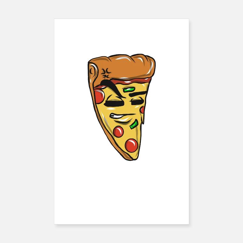 Pizza italienisch Essen Poster 20x30 cm