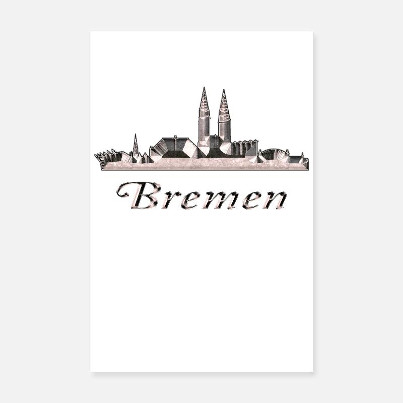 Bremen Poster 8" x 12" (20x30 cm)