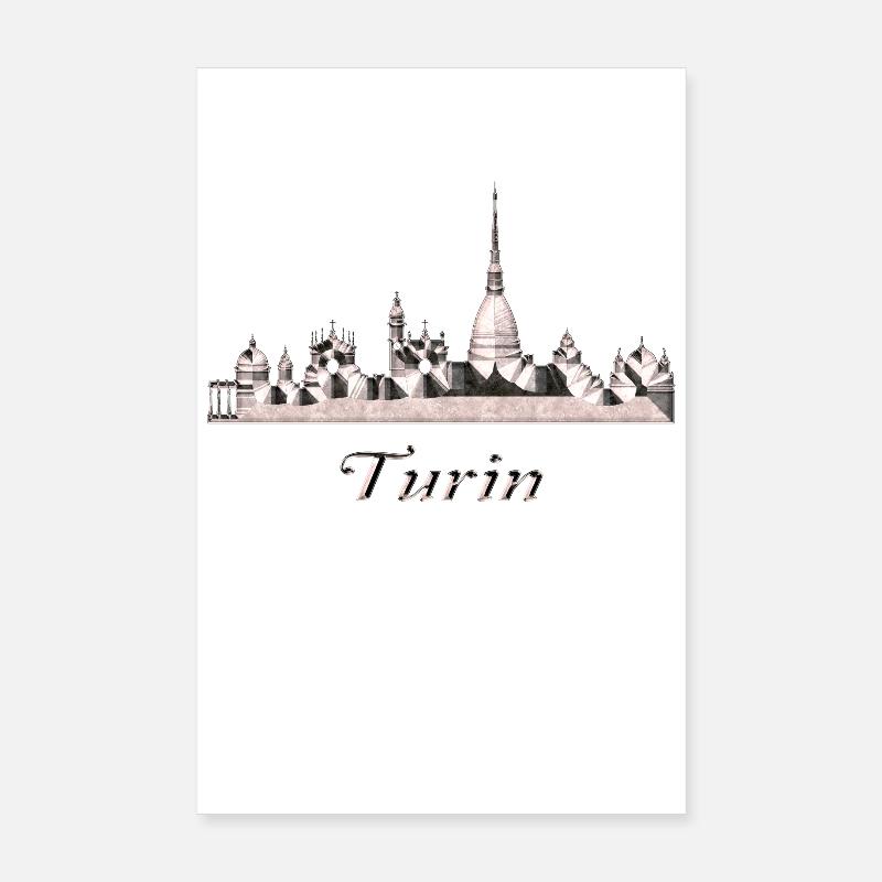 Turin Poster 20x30 cm