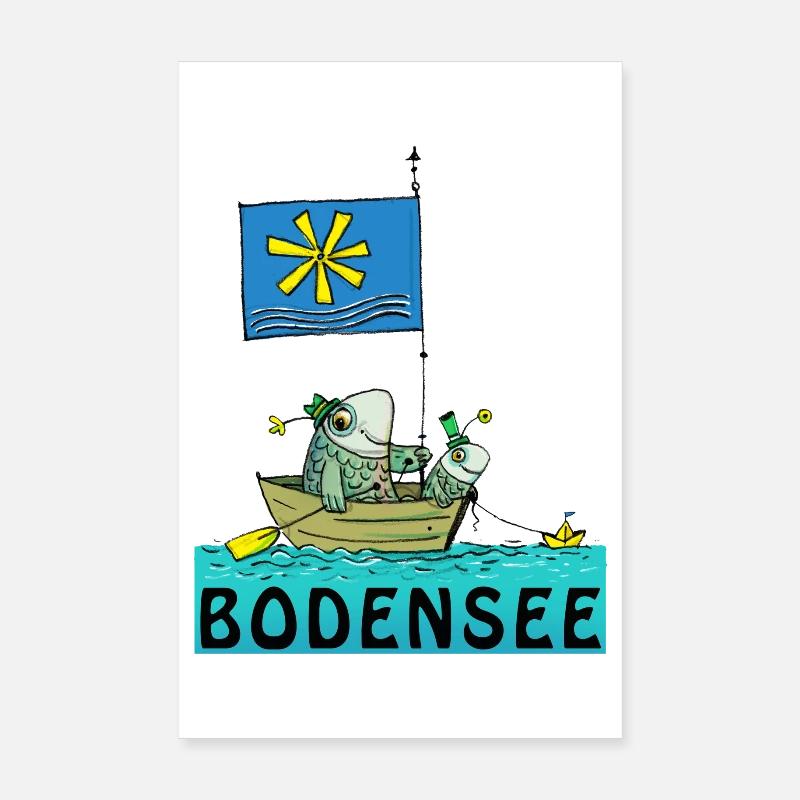 Bodensee Poster 20x30 cm
