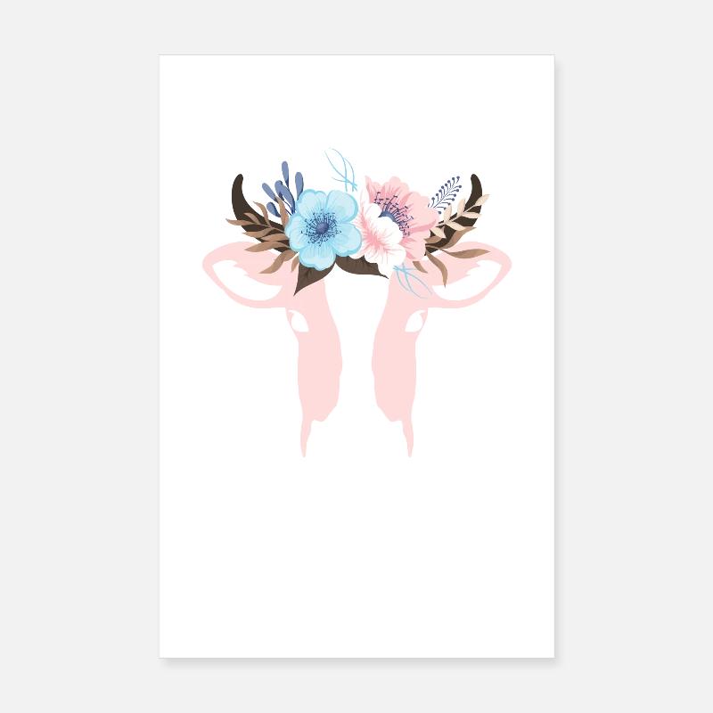 Rinderdame Poster 20x30 cm