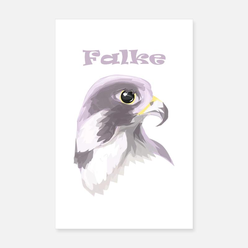 faucon Poster 20 x 30 cm