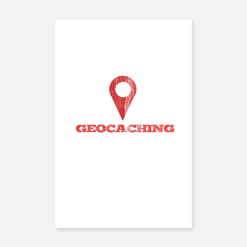 Geocaching Poster 8" x 12" (20x30 cm)