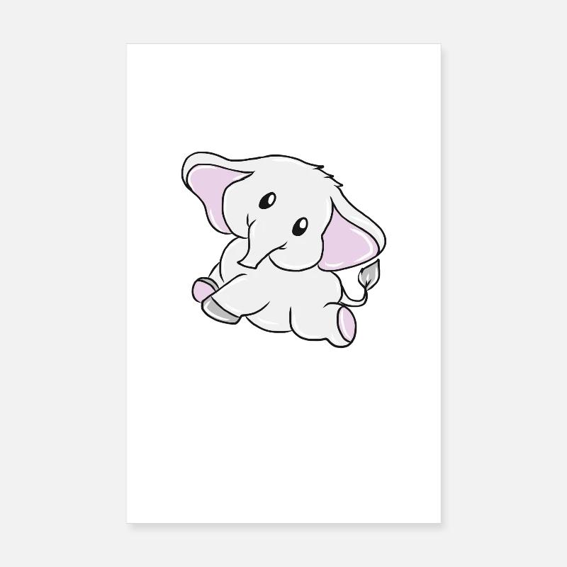 Elefant Poster 20x30 cm